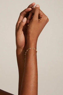 PILGRIM | MAJA CRYSTAL MULTI BRACELET | gold, silver