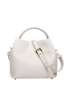 Alēo Bonbon Tote handbag
features: tote shaped top handle bag | detachable tonal crossbody strap with magnetic closure | featuring a foil embossed signature on front