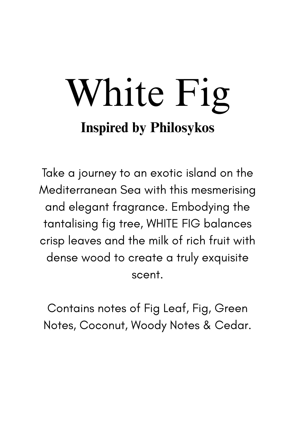 THE PERFUME OIL COMPANY | ROLL-ON PERFUME OIL | WHITE FIG