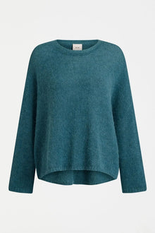 An ELK favourite, best-selling sweater

The Agna Sweater is a classic, best selling ELK style and a firm favourite of our team and customers. Appreciated for its laid back aesthetic and year-round wearability, this relaxed-oversized, boxy fit sweater features an exaggerated dropped shoulder and a fluted wide sleeve. Draping casually across the body, this sweater is crafted from a soft, lightweight alpaca, wool and recycled nylon yarn.