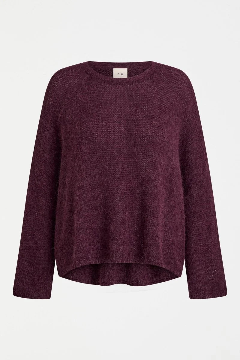 An ELK favourite, best-selling sweater

The Agna Sweater is a classic, best selling ELK style and a firm favourite of our team and customers. Appreciated for its laid back aesthetic and year-round wearability, this relaxed-oversized, boxy fit sweater features an exaggerated dropped shoulder and a fluted wide sleeve. Draping casually across the body, this sweater is crafted from a soft, lightweight alpaca, wool and recycled nylon yarn.