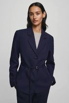 MSCH Freylia Straight Blazer - Modern Tailoring, Two Ways

Clean, considered tailoring with the versatility to make it your own. The MSCH Freylia Straight Blazer is a classic single-breasted blazer reworked with a slim waist belt, giving you the option to wear it straight and relaxed or cinched for a more defined silhouette.