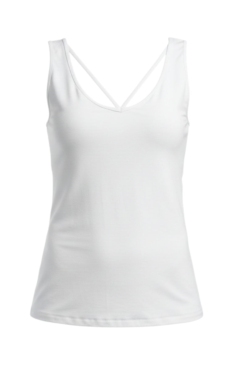The NES Lattice Singlet by N-E-S – a soft, reversible layering singlet with wide straps and smooth fit. The essential base for every outfit. NZ made.
