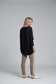 Lilly Piped Pant - sand