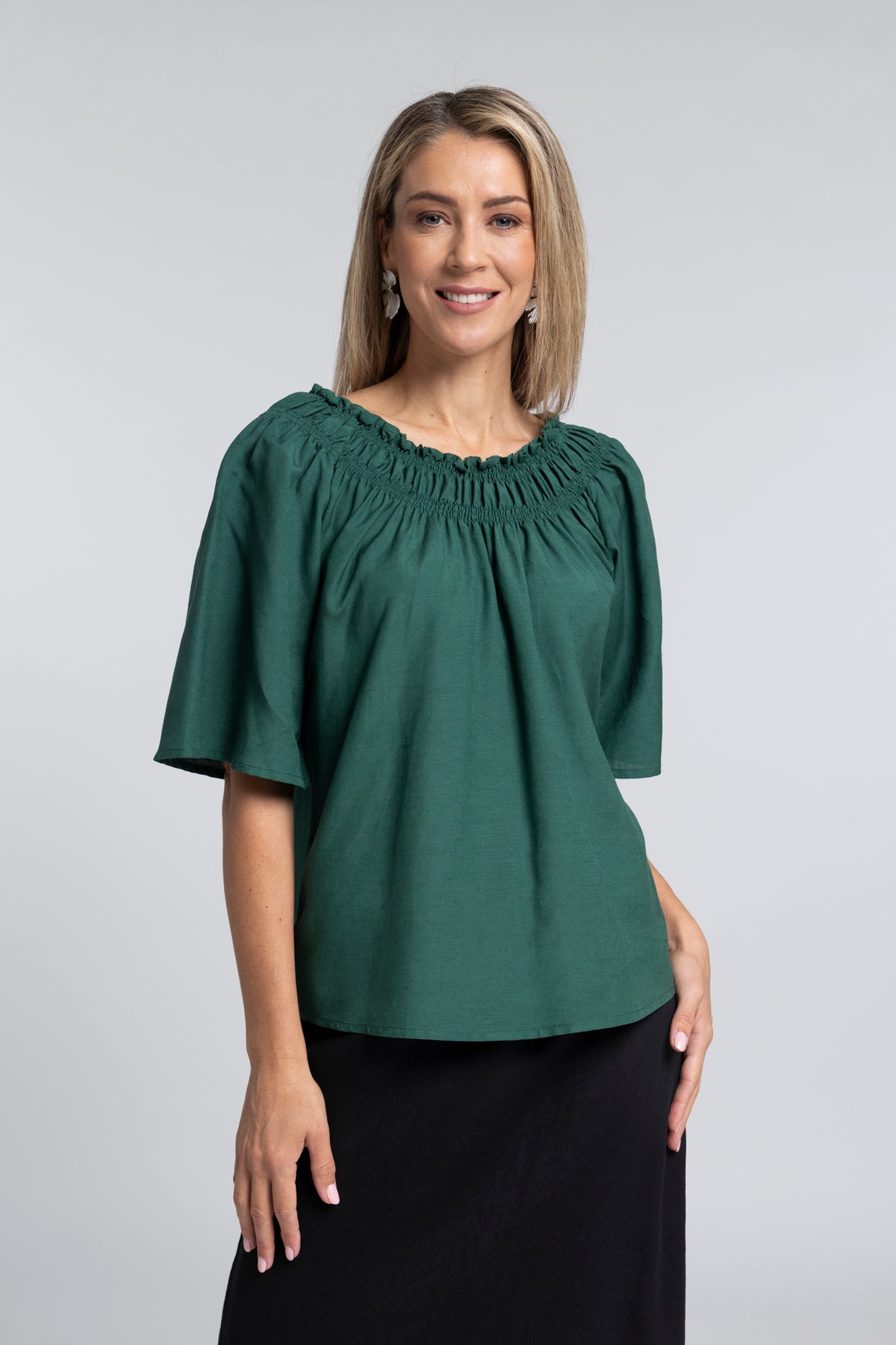 Ease Linen Top - Relaxed, Feminine and Made to Move

An effortless piece designed for versatility and ease. The N-E-S Ease Top offers a soft, flowing silhouette that can be styled your way - bringing a sense of ease and femininity to everyday dressing.

Designed and made responsibly in New Zealand