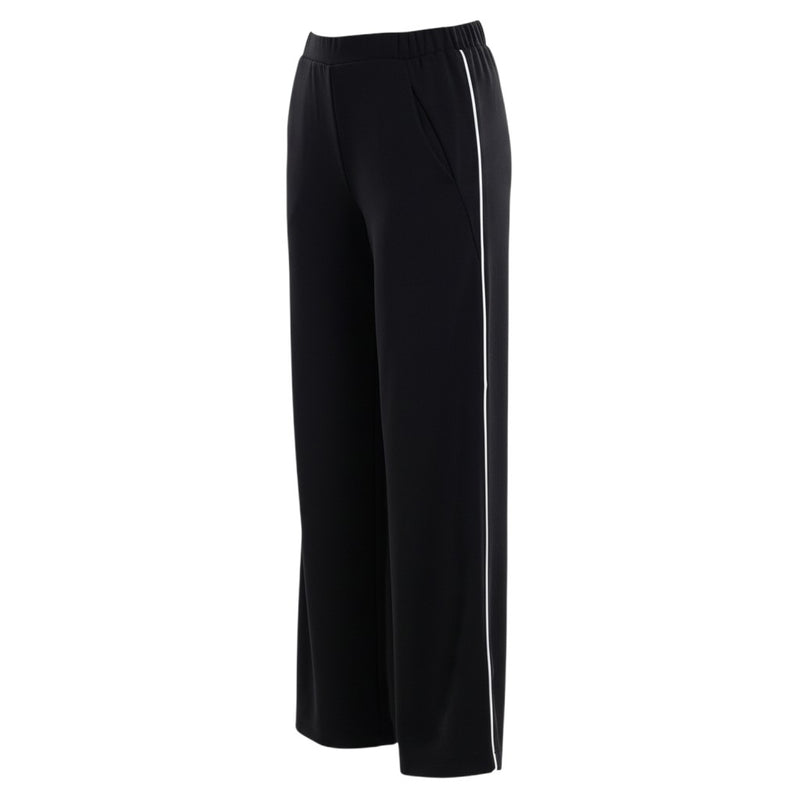 The NES Piped Gin Pants – a best-selling fit with elastic waist, side piping and 32" length. Comfortable, polished and designed for everyday wear.