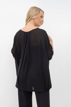 A top-selling N-E-S favourite, the Reflex Tunic is a contemporary evolution of our best-selling Vanotti, bringing a fresh take to the relaxed, effortless style our customers love.
Colours: Black, Ink, Jade
Sizing: S, M, L (this top is oversized) S will fit an XS-M depending on how you like to wear your tops. L will fit L-XXL.
Fabric: Poly Chiffon