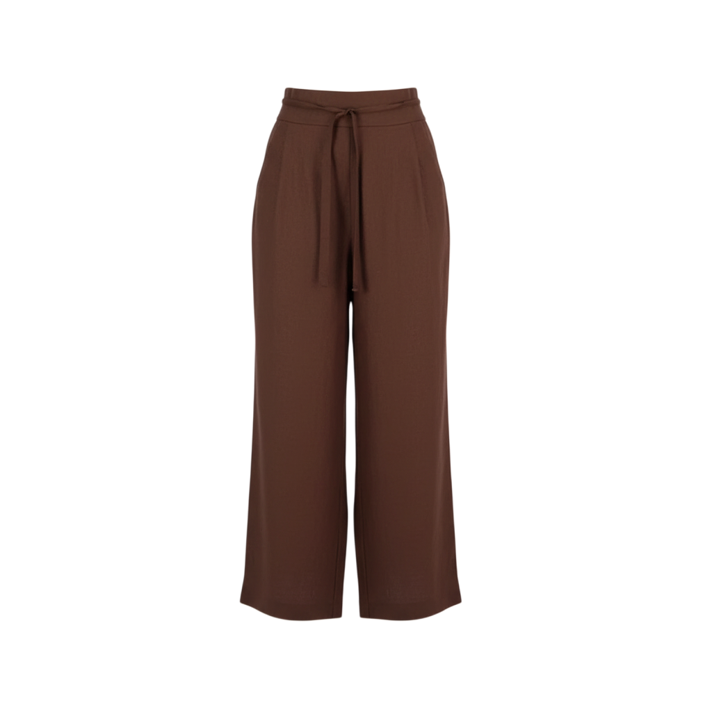 NES  Rita Pant. Linen Blend, full length, pockets. Available in black, white, brown. made in NZ.