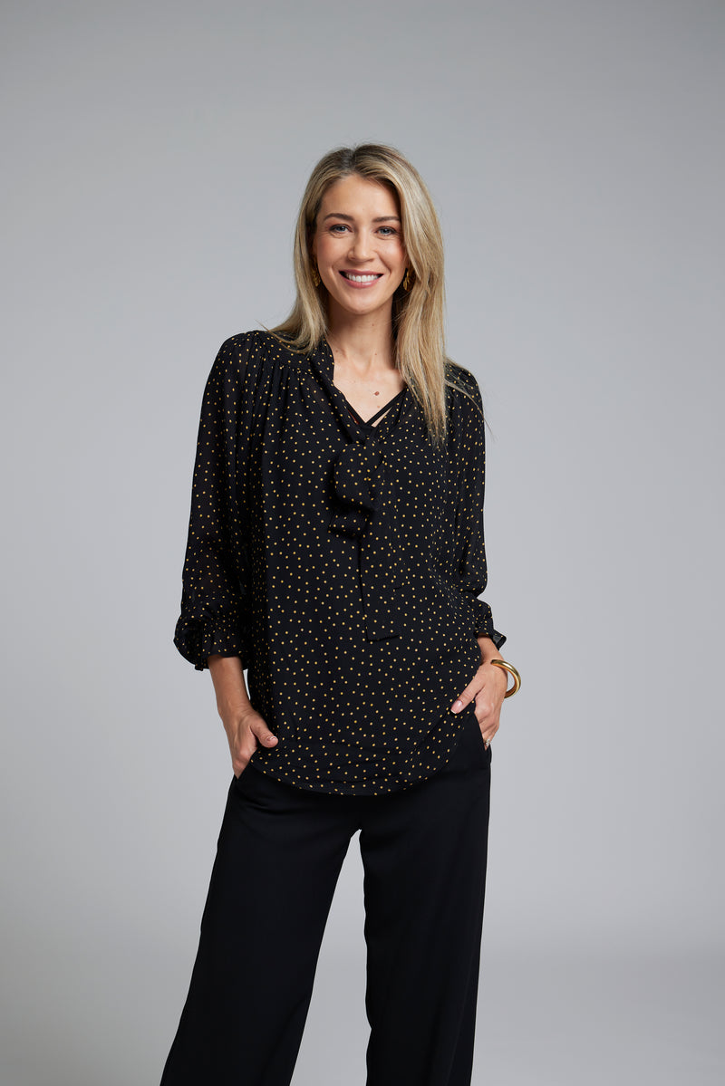 NES Esme Top | Polka Dot | by N-E-S