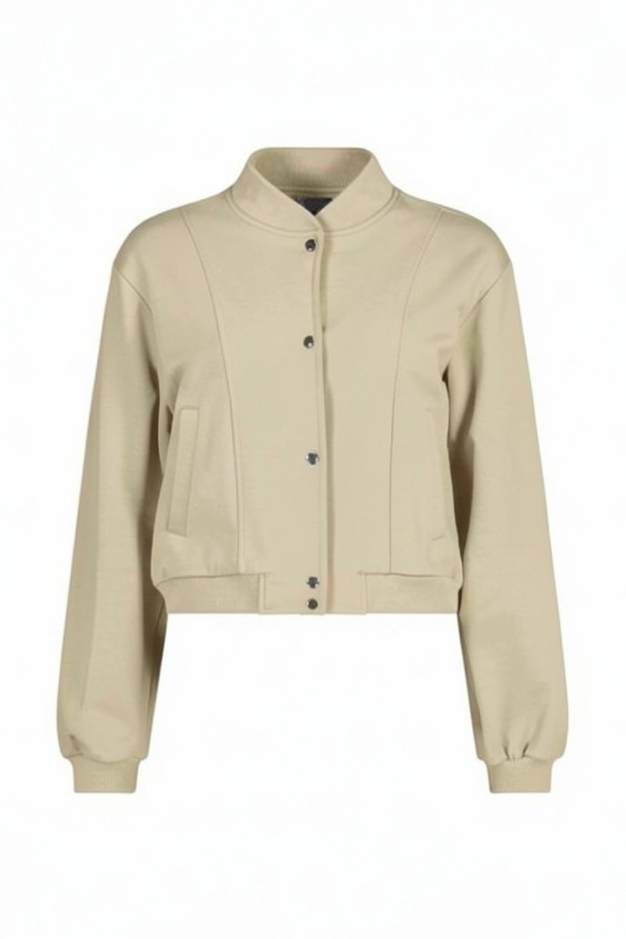 The NES Zadie Bomber by N-E-S – a clean ponte bomber with cotton rib trims and snap domes. Modern, versatile and NZ made. Available in Black or Latte.