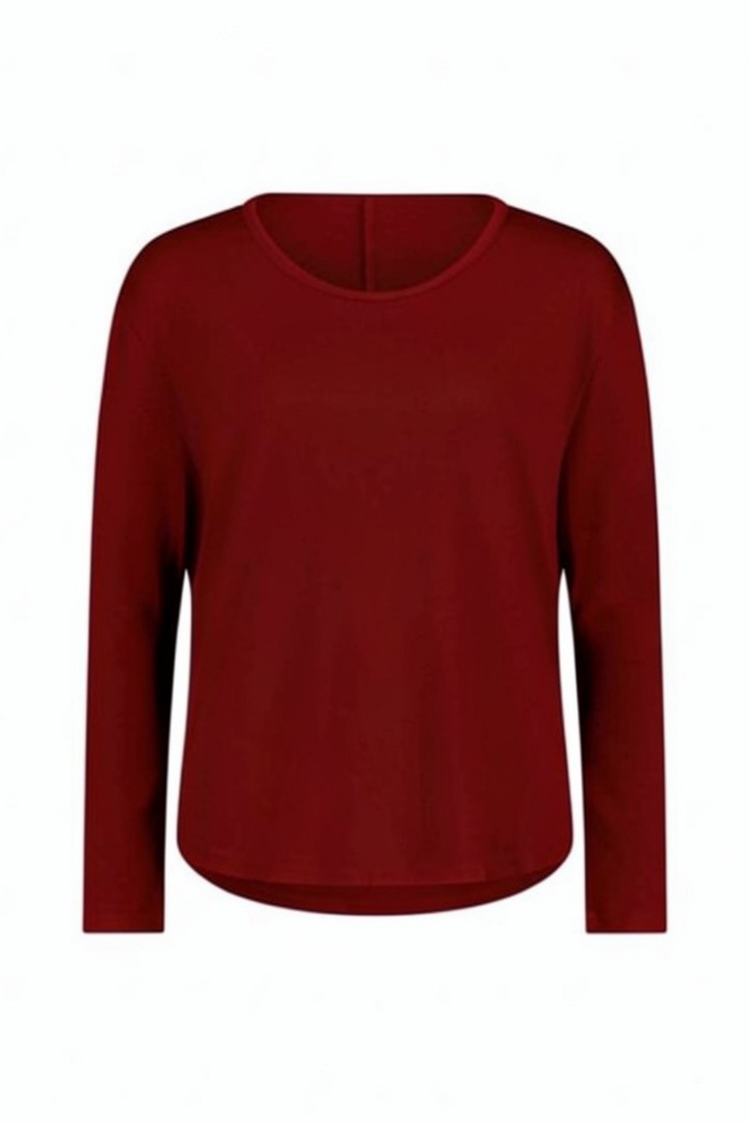 The NES Reya Top by N-E-S – a soft 100% merino long sleeve top with scoop neck, curved hem and bias cut sleeves. A winter essential. NZ made.