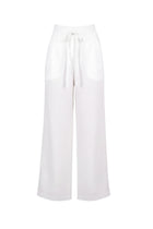 NES  Rita Pant. Linen Blend, full length, pockets. Available in black, white, brown. made in NZ.
