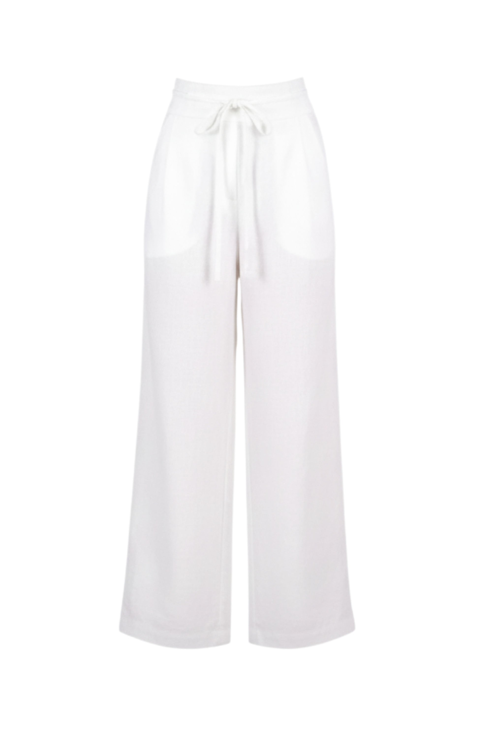 NES  Rita Pant. Linen Blend, full length, pockets. Available in black, white, brown. made in NZ.