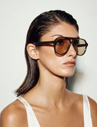 The Florence by BANBE is a slimline aviator silhouette designed as a classic core wardrobe piece, delivering effortless everyday wear with a refined modern edge.