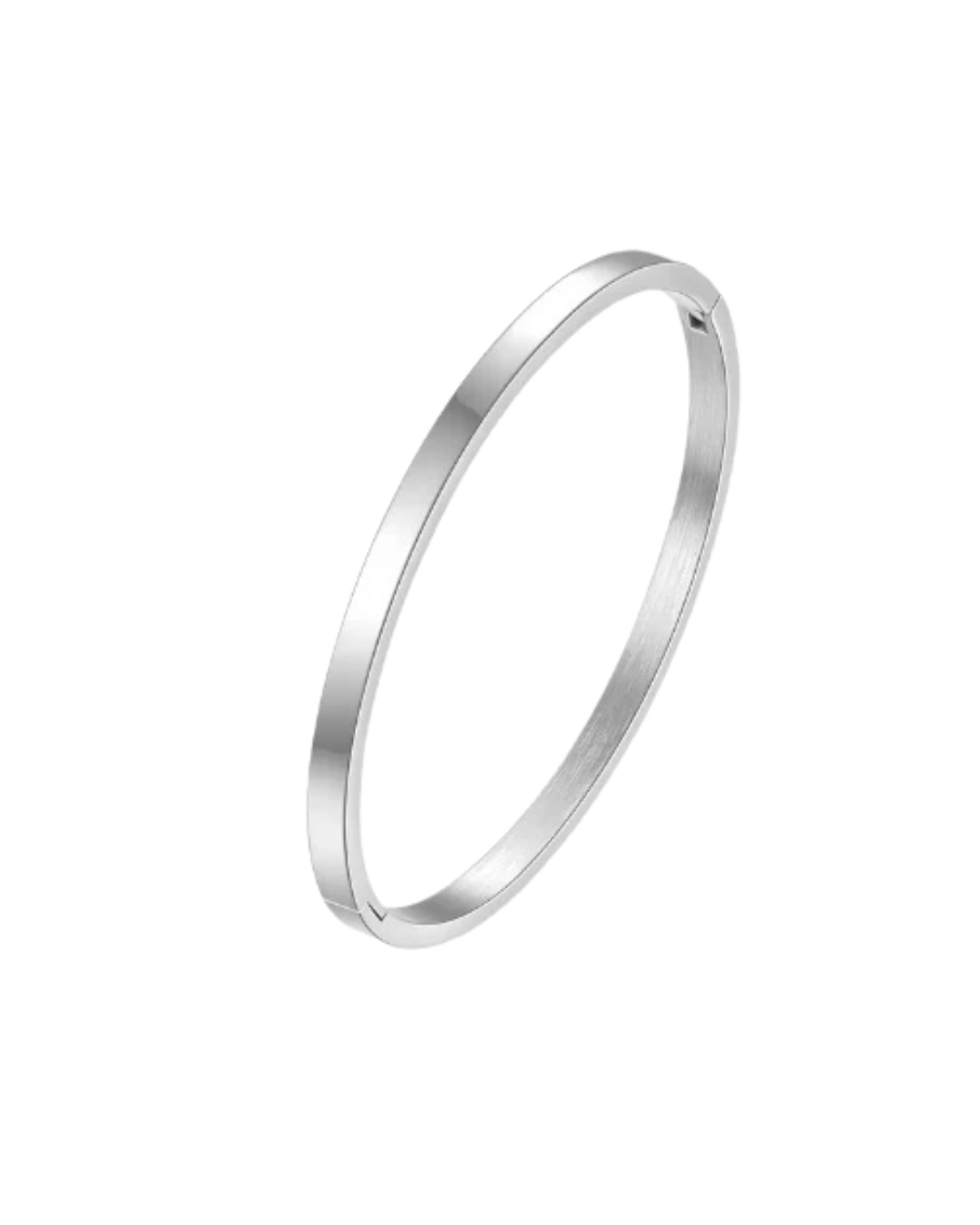 RYLEE Bracelet by Castel & Co in gold with a slim, refined silhouette designed for effortless everyday wear. Clean and modern in feel, it sits neatly on the wrist, perfect for stacking or wearing on its own. Crafted from stainless steel with gold plating, featuring a 5.8 cm diameter and 0.4 cm width. Waterproof, hypoallergenic, and lightweight at 15g.