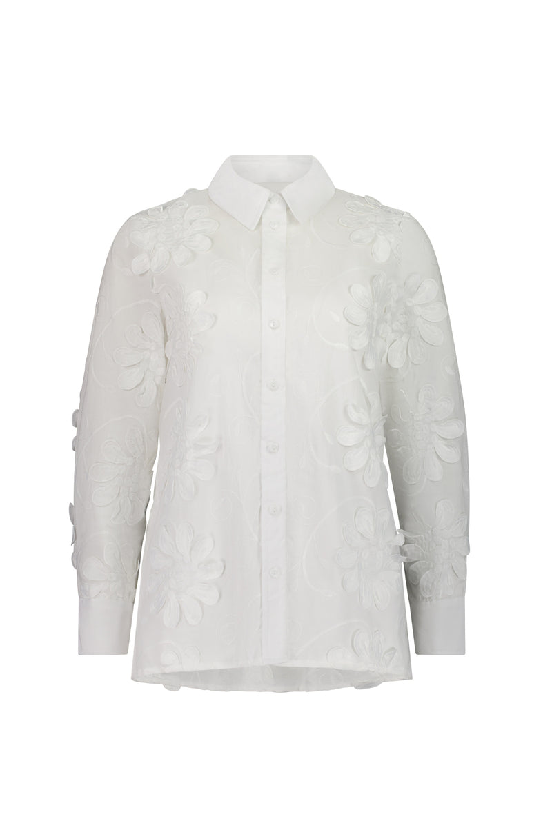 Nes Lux Shirt | White | By N-E-S