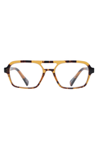 REALITY EYEWEAR
Crafted from recycled materials, the Tomorrowland Reader combines the iconic aviator shape with reading functionality. Sleek, festival-inspired, and sustainably made, it’s perfect for bringing a touch of Tomorrowland energy to everyday reading.