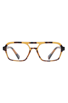 REALITY EYEWEAR
Crafted from recycled materials, the Tomorrowland Reader combines the iconic aviator shape with reading functionality. Sleek, festival-inspired, and sustainably made, it’s perfect for bringing a touch of Tomorrowland energy to everyday reading.