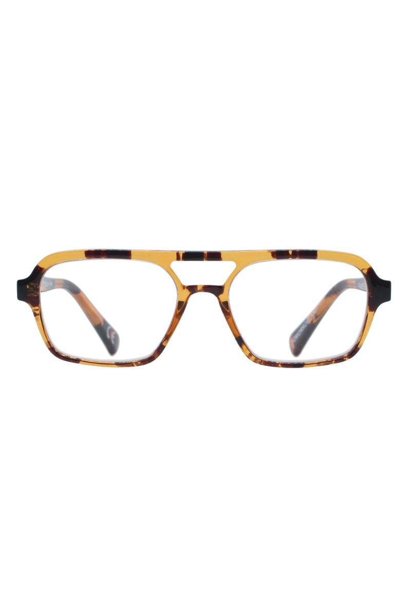 REALITY EYEWEAR
Crafted from recycled materials, the Tomorrowland Reader combines the iconic aviator shape with reading functionality. Sleek, festival-inspired, and sustainably made, it’s perfect for bringing a touch of Tomorrowland energy to everyday reading.
