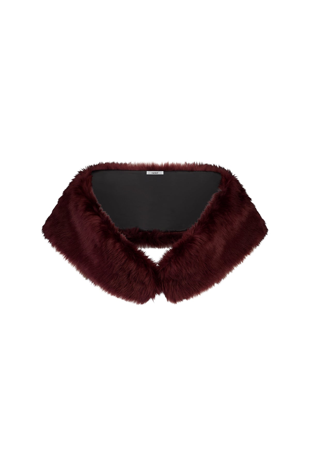 Dash Faux Fur Burgundy Collar