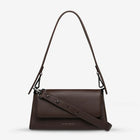 We don't take calling this bag Zenith lightly. As the new high point of your bag collection, 'Zenith' comes with a longer strap for use as a relaxed crossbody, or swap in the shorter strap to transform her into a dressier shoulder bag. On the back of the bag there's a slider pocket for easy phone storage/access, and on the front, a fancy magnet close flap that'll have you opening and closing her just for the hell of it.