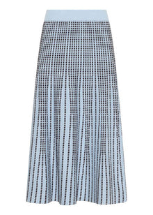 POL Clothing :The Evlyn Knit Skirt is the latest version of a favourite style for us, featuring a midi length full silhouette in breathable linen/cotton.
-Ribbed elastic waist - pull on style.
-Slim fit over the hips, before flaring into a full skirt silhouette.
-Style back with the Evlyn Knit Top.
-55% Linen / 45% Cotton.